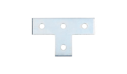 Wurth VARIFIX vlakke verbinder, T-vorm, 4 ronde gaten - FLCON-T-PRFL36-4RDHO - 0862006042961   25