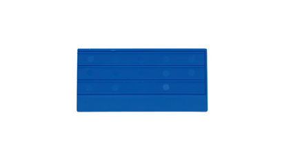 Wurth Blanco label met groeven, bebording - LBL-GRVD-BLUE - 0877100008061   25