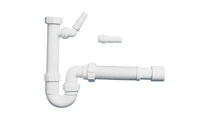 Wurth Universele sifon voor wastafels flex. afvoer - DRN-SNK-UNISIPHON-FLEXOUTFLOW-DN5 - 0888800400061    1