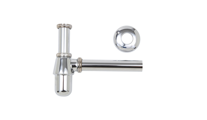 Wurth Bekersifon standaard, verchroomd - DRNWB-BTLSIPH-STRD-(CR)-1 1/4INX32MM - 0888800613961    1