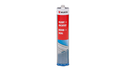 Wurth Constructielijm, Kleeft + Dicht - KLEEFT EN DICHT GRIJS     300 ML - 08901002  063   12