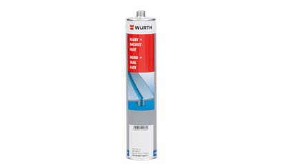 Wurth Constructielijm 'Kleeft en dicht snel' - KLEEFT EN DICHT FAST ZWART  310 ML - 0890100730067    1