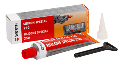 Wurth Motorafdichtkit, silicone Speciaal 250 - SILICONENSPECIAAL 250 ROOD    70 ML - 0890321   781   10