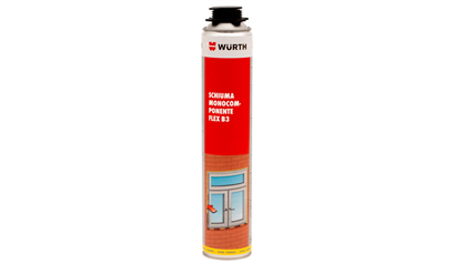 Wurth 1-componentschuim voor PUR Flex B3 pistool - PISTOOLSCHUIM-!K-FLEX-B3-750ML - 089214211 067   12