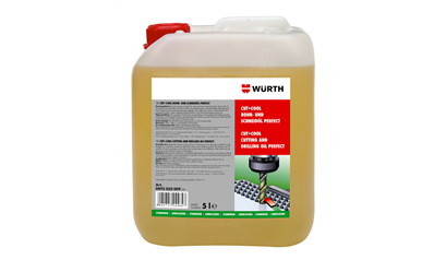 Wurth Boor-/snijolie CUT+COOL Perfect - CUT EN COOL BOOR- SNIJOLIE PERFECT 5L - 0893050009067    1