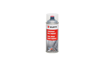 Wurth Zinkspray Perfect voor metalen oppervlakken - ZINKSPRAY LICHT PERFECT     400 ML - 0893114114063   12