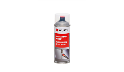 Wurth Metaaloppervlaktespray RVS-spray Perfect - RVSSPRAY PERFECT 400 ML - 0893114116063    1