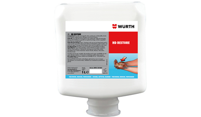 Wurth Handcrème HEAVY DUTY - achteraf - HD RESTORE 1L - 0893124063067    1