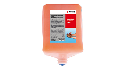 Wurth Handreiniger HEAVY DUTY sterk - HANDREINIGER- HEAVY DUTY - ORANJE 4L - 089316404 781    4