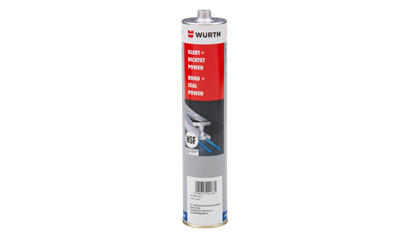Wurth Constructielijm, Kleeft + Dicht Power - KLEEFT - DICHT POWER GRIJS NSF 300ML - 08932352  063   12