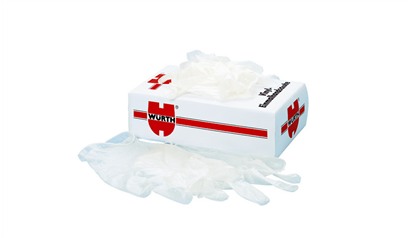 Wurth Beschermende handschoen, wegwerp, andere - LATEX HANDSCHOEN  GR. L - 089946011 961  100
