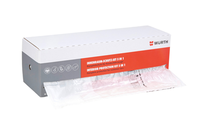 Wurth Voertuiginterieurbeschermset, 5-delig - BESCHERMHOEZEN SET 200 STUKS - 0899500051961    1