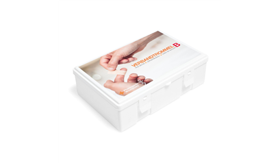 Wurth Eerstehulpdoos B met wandbeugel - VERBANDTROMMEL-KUNSTSTOF B - 0899520707990    1