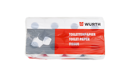 Wurth Toiletpapier, 3-laags van gerecycled papier - TOILETPAPIER 3-LAAGS WIT 250 VEL - 0899900250961   72