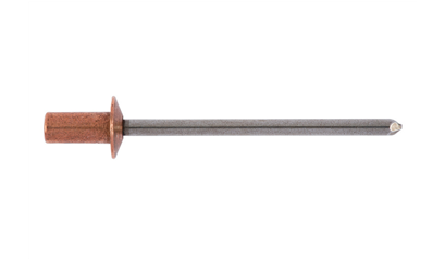 Wurth Blindklinknagel bekervormig, platbolkop, koper/A2 - BLINDKLN-PBK-CU/A2-(0,5-2)-3 - 094013265 005  500