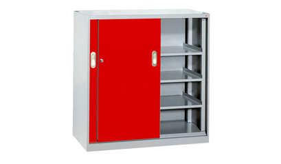 Wurth Schuifdeurkast ST 11 - VOORRAADKAST-ST11-RAL3020 - 0957352110090    1