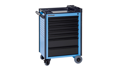 Wurth TOOLsystem C werkplaatstrolley - C7,  KUNSTSTOFFEN DOP,  RAL 5012 - 0962615701961    1
