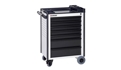 Wurth TOOLsystem C werkplaatstrolley - C7,  KUNSTSTOFFEN DOP,  RAL 7035 - 0962615703961    1