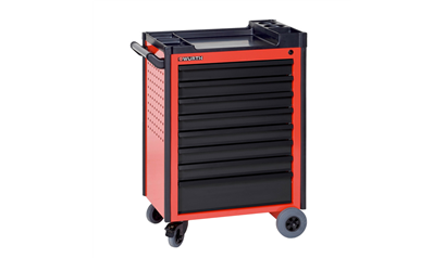 Wurth TOOLsystem C werkplaatstrolley - C8,  KUNSTSTOFFEN DOP,  RAL 3020 - 0962615800961    1