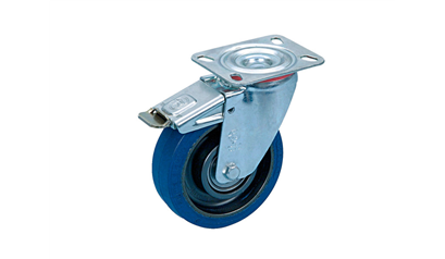 Wurth Rubber wiel met vastzetrem - RUBBER WIEL-VASTZETREM-D - 160 300KG - 0962700013090    1