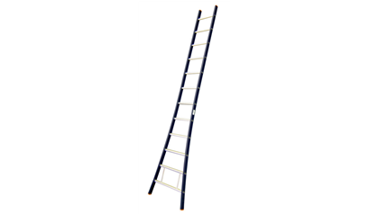 Wurth Aluminium standaard ladder, breed ontwerp - WURTH ENKELE LADDER BREED-1X10-301CM - 0962941240961    1
