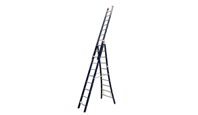 Wurth Driedelige staande ladder Reform - WURTH REFORMLADDER-3X12 TREDEN-362/810CM - 0962941342961    1