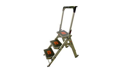 Wurth Aluminium staande ladder met brede sporten - WURTH GIANTSTEPS TRAP 1X2 TREDEN - 0962941602961    1