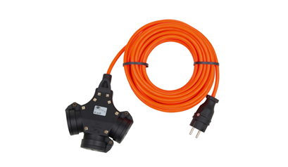 Wurth Verlengkabel aardcontact 3-voudig H07BQ-F3G1,5 - VERLENGKABEL-3WEG-(H07BQ-F3G1,5 - 0969314103961    1