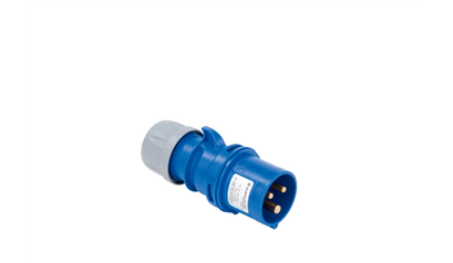 Wurth CEE-stekker 250 V, 6 H - PLG-CEE-BLUE-3POL-32A-250V-IP44 - 0969700332061    1