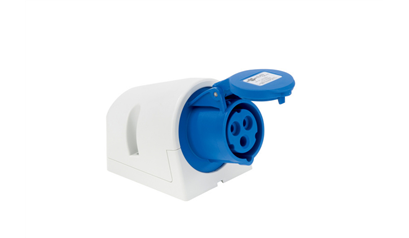 Wurth Stekker, CEE-wandcontactdoos - WLSKT-CEE-BLUE-3POL-16A-250V-IP44 - 0969730316061   10