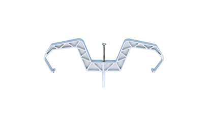 Wurth Kabelbundelhouder ELMO - CBLHOLD-NAILDWL-DBSIDE-6X50-40WRE-3X1,5 - 0971660105061   50