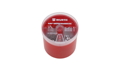 Wurth Apparaatschroefdoos ELMO - AY-SCR-BW-CS-SL-Z2-(P2E)-SET-300PCS - 0975010350961    1