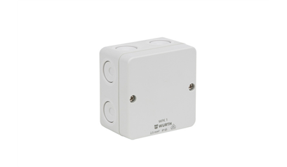 Wurth VDE-kabellasdoos WFK 1 - MRJC-VDE-WFK1-IP65-80X80X51MM - 0975050110061    3