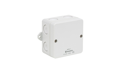 Wurth VDE-kabellasdoos WFK 1 - AFTAKDOOS-VDE-WFK1-IP65-80X80X51MM - 0975050112961    3