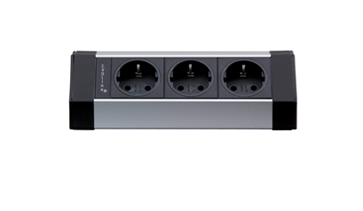 Wurth Tafelcontactdoos ST10 - SKT-TBL-ST10-SILVER-2,5MCBL-3PLUG - 0976900540961    1