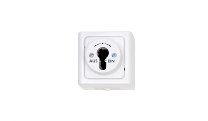 Wurth Behuiz., sleutelschak. ELMO opbouw, vocht. ruimte - SWTCH-SM-KEY-WHITE-10A-250V - 0978801014961    1