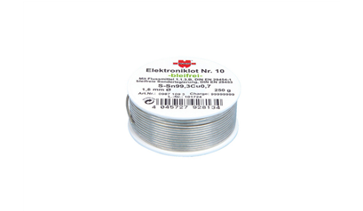 Wurth Zachtsoldeer, elektrosoldeertin nr. 10 - LOT-NR10-SN99CU1-LOODVRIJ-250G-D1,5 - 09871093  061   20
