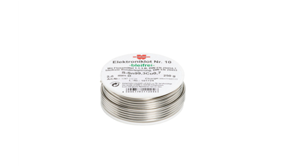 Wurth Zachtsoldeer, elektrosoldeertin nr. 10 - SLDR-NO10-SN99,3CU0,7-250G-D2,0 - 098711003 061   20