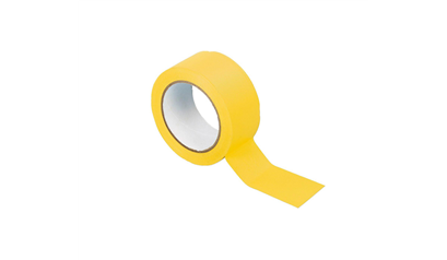 Wurth Stukadoorstape, PVC, geribbeld - AFPLAKTAPE ZACHT PVC GERIBD GEEL B50XL33 - 099240150 090    1
