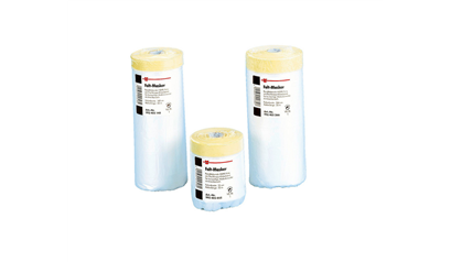 Wurth Afdekfolie, vouwmasker met kleefstrip - MASKEERFOLIE-TAPE  55CMX33M - 0992405055090    1