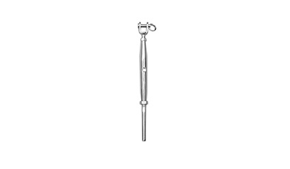 Wurth Spanwartel, roestvast staal A4 vork/staalkabeleinde - TURNBCKL-FRK/TRML-CLOS-WEL - 5176018012961    1