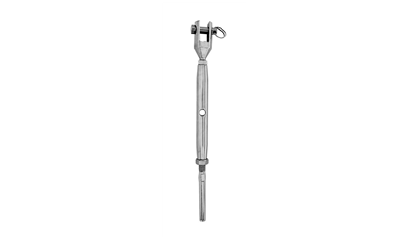 Wurth Spankabel RVS A4 vork/staalkabeleinde gedraaid - TURNBCKL-FRK/TRML-CLOS-MACHINED - 5176019005005    5
