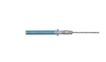 Wurth Staalkabel met einde met draadeind M8 - SUSPSSYS-ROPMNT-ET-LOOP-M8-L3M - 5255000613961   10