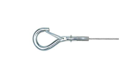 Wurth Staalkabel met eindhaak - SUSPSSYS-ROPMNT-HOK-LOOP-L1M - 5255000621961   10