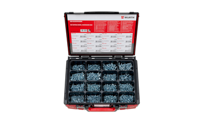 Wurth ISO 7050 staal verzinkt verz. kop H Sysko - ASS-PLSCH-ISO7050-H2-(A2K)-1400DLG-S - 5964011601961    1