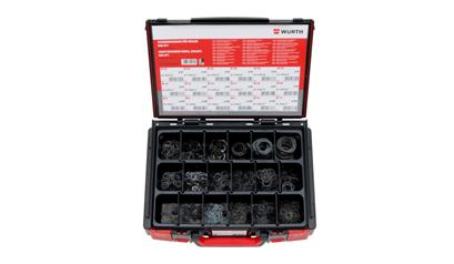 Wurth DIN 471 assortiment, verenstaal gefosfateerd en geolied Sysko - ASS-SEEGRRNG-DIN - 5964043800961    1