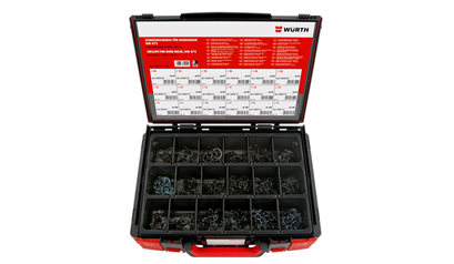Wurth DIN 472 assort. verenbandstaal blank 1050dlg Sysko - ASS-SEEGRRNG-DIN472-ST-1050 - 5964043900961    1