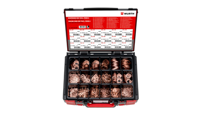 Wurth DIN 7603 koper 1140 stuks Sysko - ASS.KOPER DICHTRING D7603A 1140 DLG - 5964046000961    1