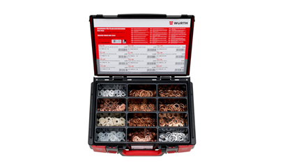 Wurth Afdichtring assortiment 575-delig Sysko - OLIEAFDICHTRINGEN ASS-575 DLG-KOFFER - 5964046200961    1
