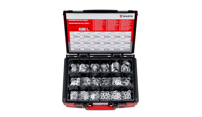 Wurth DIN 7603 aluminium 525-delig Sysko - ASS-AFDICHTRNG-DIN7603-ALU-525DLG-SYSKO - 5964046300961    1
